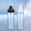 Transparent bottle+Black Pump