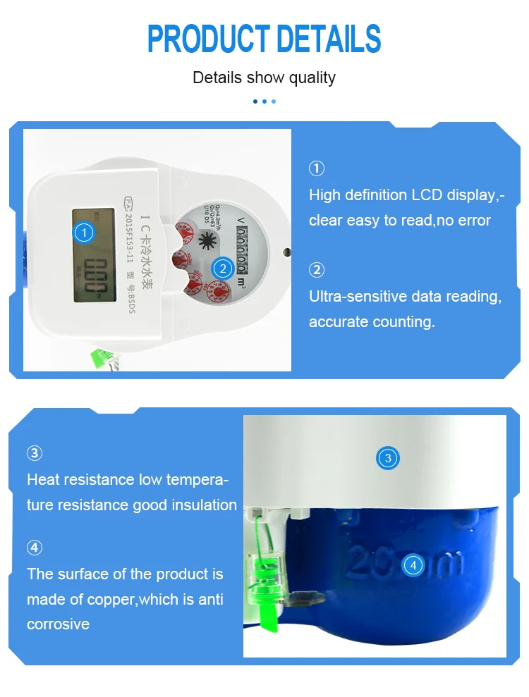 Landlord Water Meter Selfmonitoring Water Meters Vertical Water Meter ...