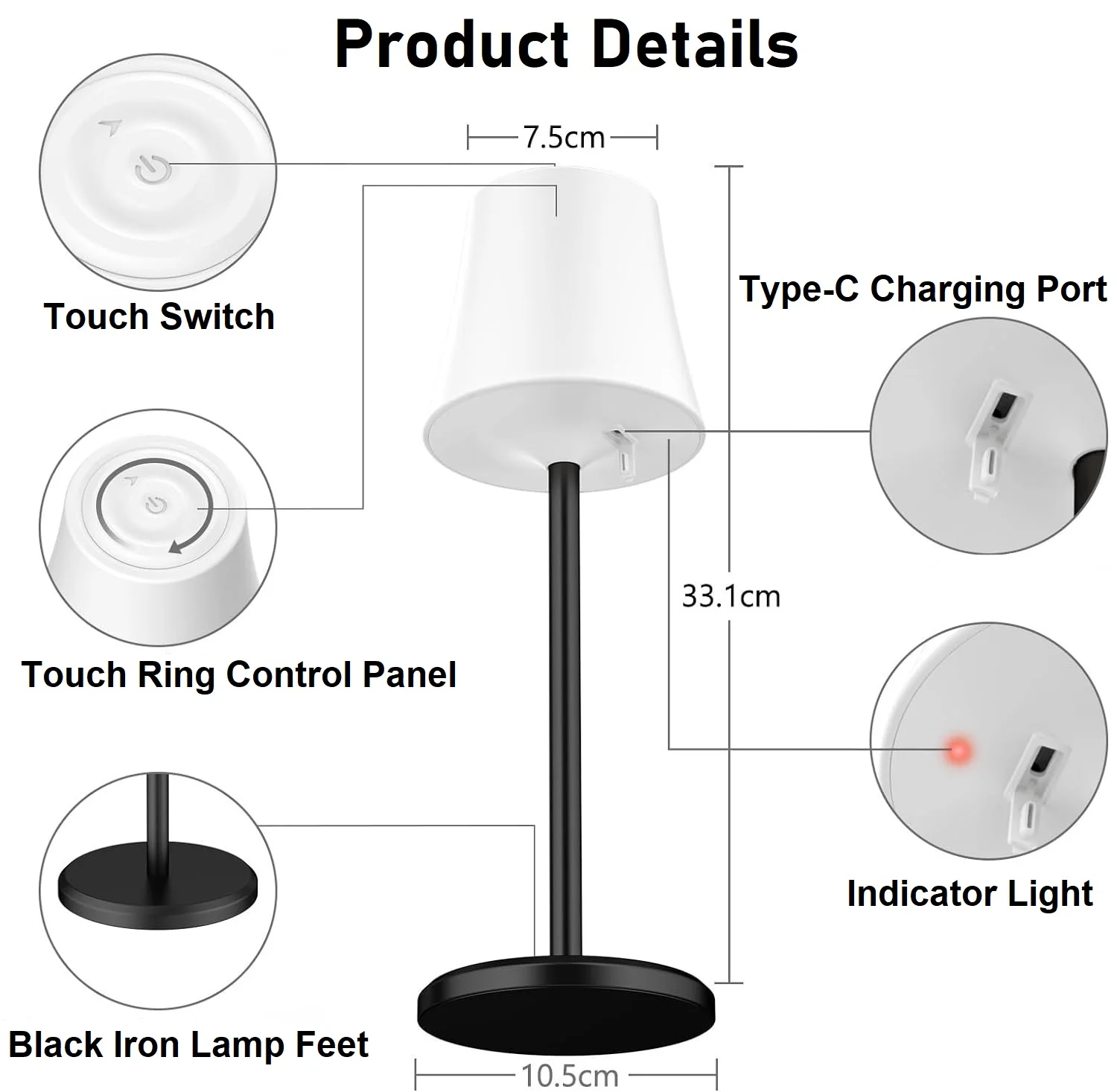 product qf 240 outdoor waterproof night light warm white and rgb wireless led cordless bed desk table lamp-43