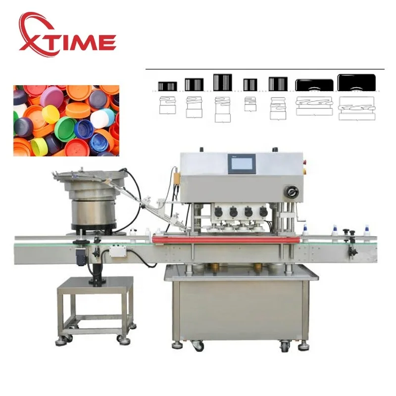 Automatic Spindle Twist Off Capping Machine Bottle Cover Closing Machine