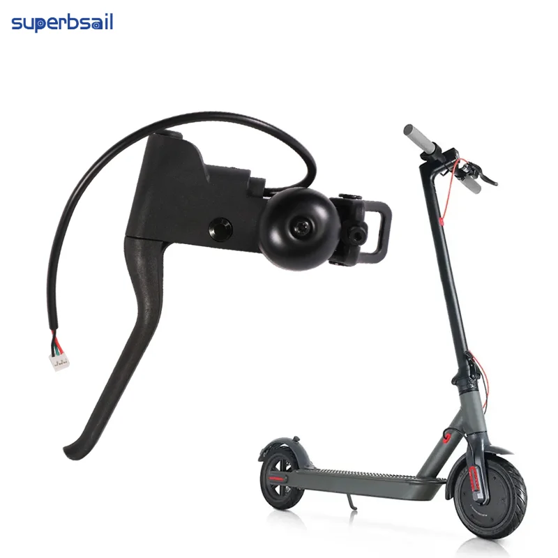 Superbsail Hot Sell Handle Brake Lever with Bell for Xiaomi 4 Pro Electric Scooter KickScooter Hand Assembly Parts Accessories factory