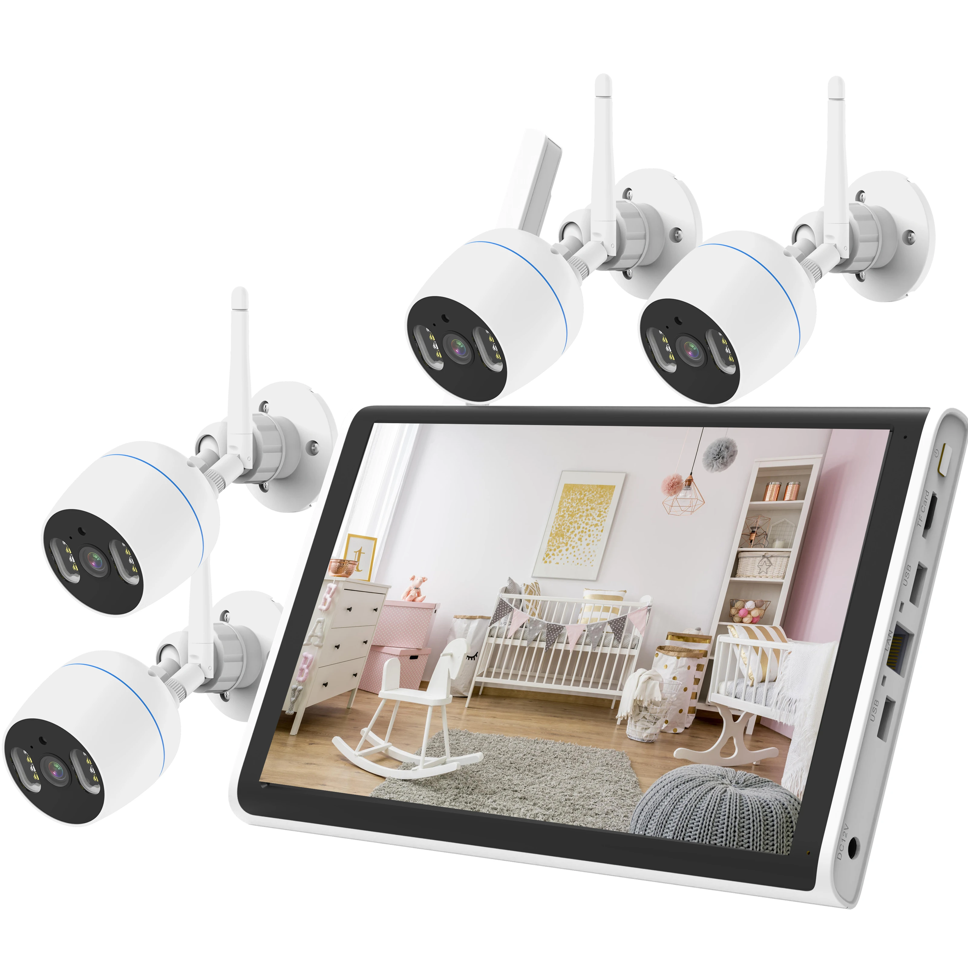 Sequro Wireless Home Security Cameras With Monitor Sequro Single