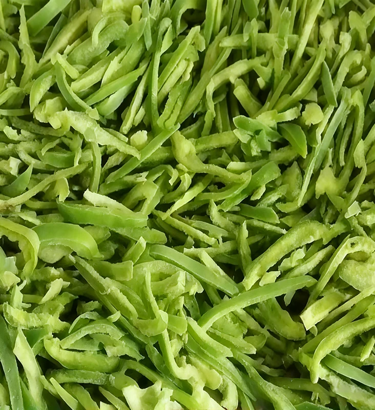 Frozen Green Bell Pepper IQF Diced Sliced Frozen Pepper Green Strips Bulk Iqf Frozen Pepper Bulk Pack Wholesale for Export