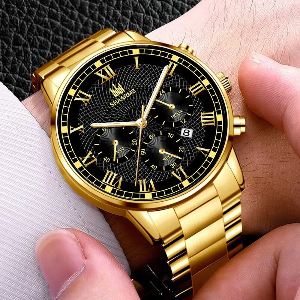Fashion Casual New Style Multifunctional Quartz Waterproof Tape Watch