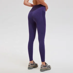 Two Pockets High Waist Yoga Leggings Lady Naked Feel Tight Workout Pants Female Fashion Quick Dry Fitness Clothes