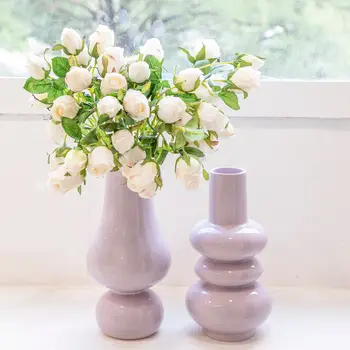 56H Creative ceramic vase home living room flower arrangement decorations art ornaments