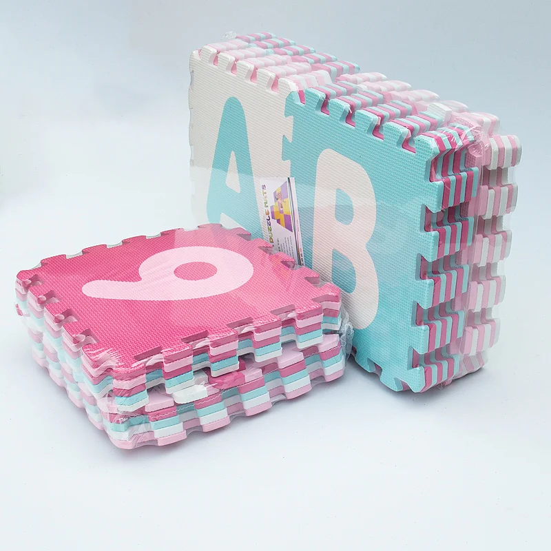 Extra Large,Nontoxic Foam Play Mat With Soft Interlocking Floor Tiles