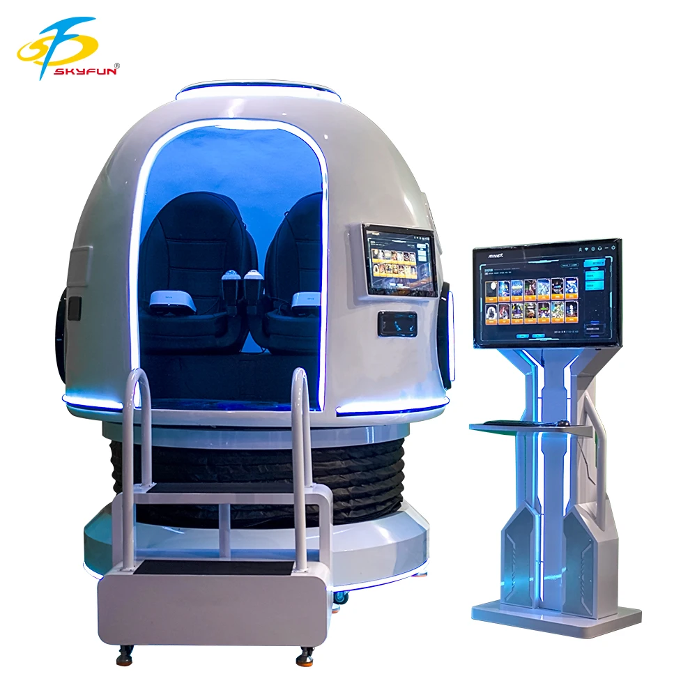 VRNO.1 New Fun Space Capsule Outer Space Play Simulation 2 Seats Cruise Simulator 9D VR Space Capsule