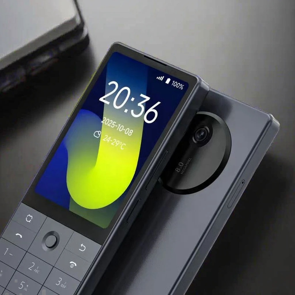 スマートフォン本体 TIQ mini QIN F25 Android14 6GB+128GB Qin F25 Dual SIM Android 14 Smartphone - 6GB RAM, 128GB Storage