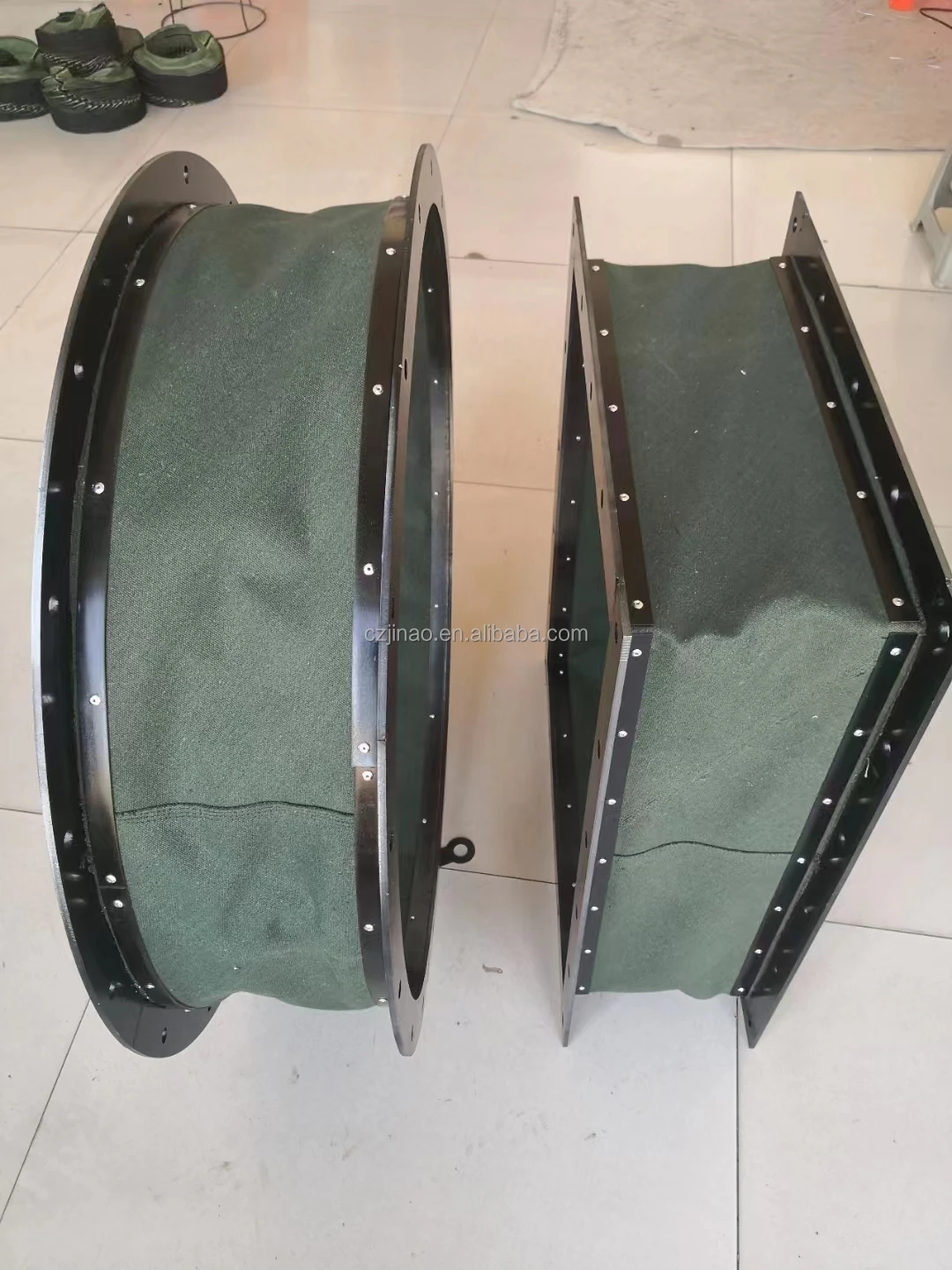 Round Canvas Connection for Ventilation Fan Air Duct for Ventilation System Flexible Canvas Duct Connector