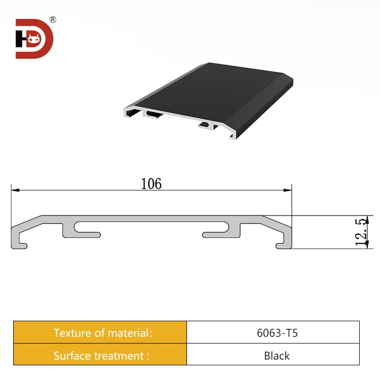 Hengdong 140 Black Linear Motor Module Aluminum Profile Linear Module Linear 140 Black Module Aluminum Profile details