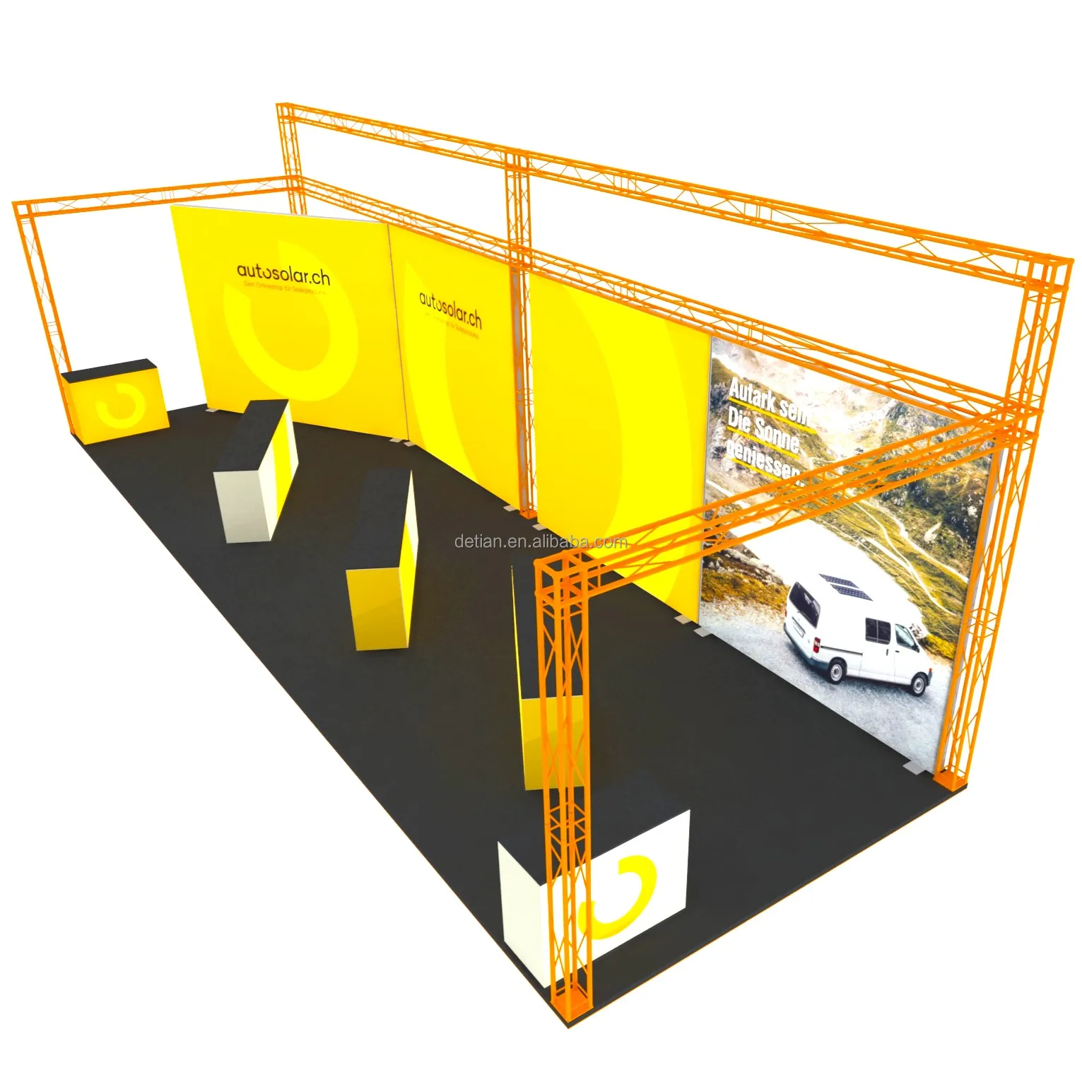 Modular Booth Exhibition Stand Design Booth Display Rack Trade Show ...