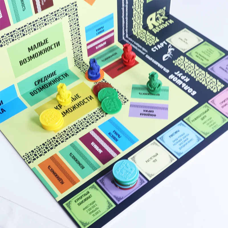 Custom French Card Game Printing Board Game with Box for Gambling