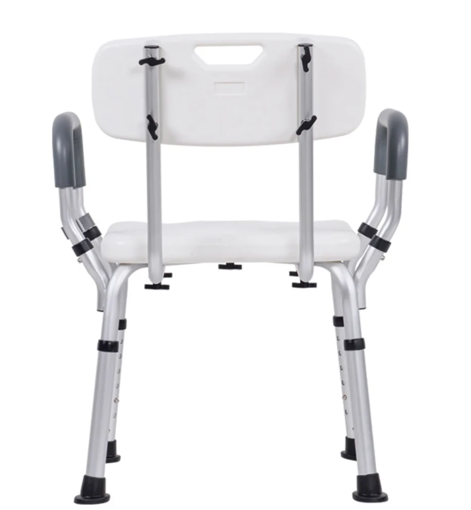 Bq403d Adjustable Medical Portable Shower Chair With Back And Arms Buy Shower Chair With Back