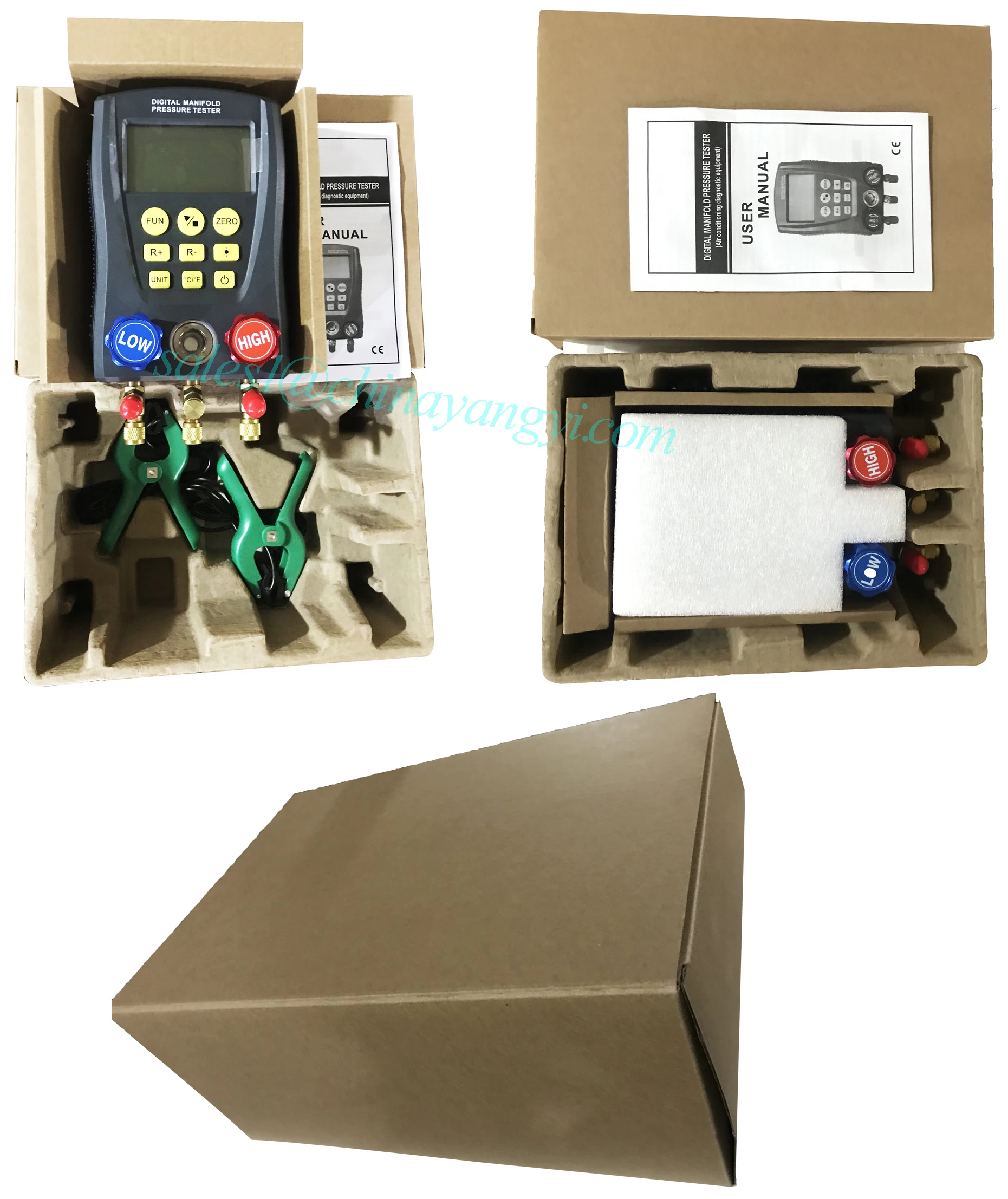Digital 4-way manifold Spartan 99946-BT-2 kit Mastercool - Kaelte-Sho