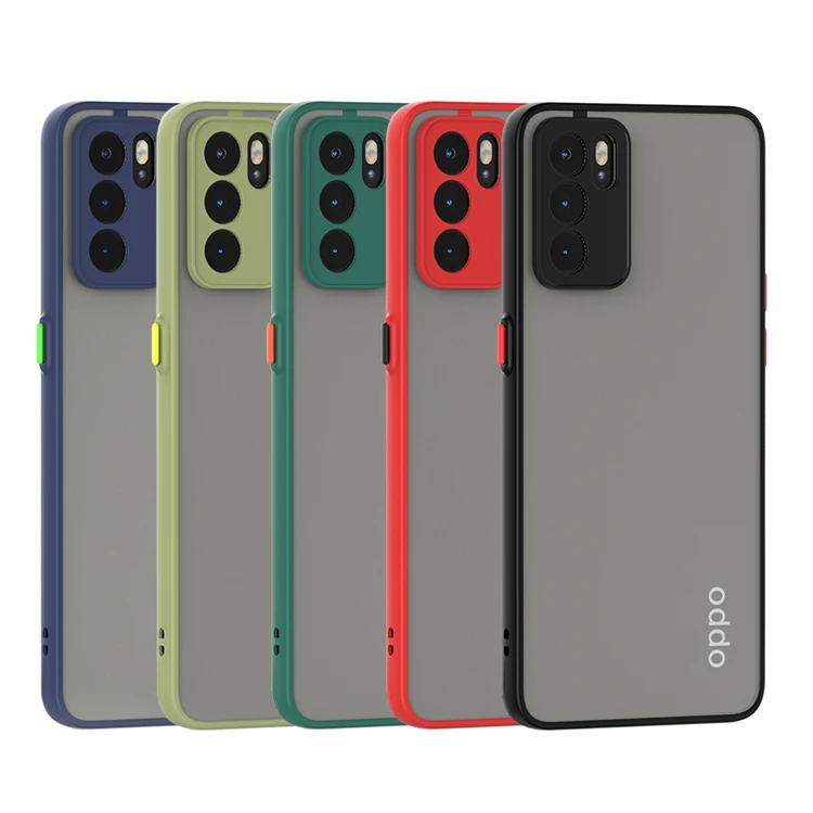 Slim Matte Frosted Soft TPU Shockproof Phone Case for Oppo