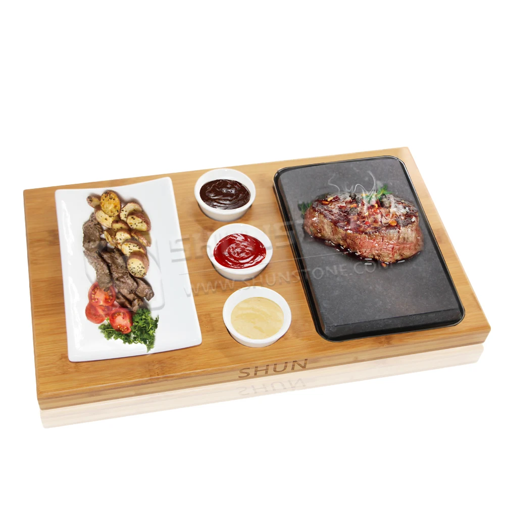 Lava Sizzling Steak Plate/Cheapeast Steak Stone Set Metal Stainless  Material and Cooking Oven Accessories Granite Cookware Sets - China Steak  Stones and Steak Stone price