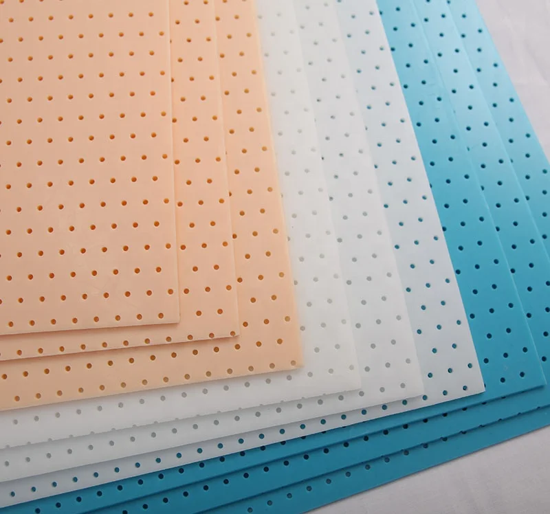 Re-Moldable Low-temperature Plastics Eco Sheet Perforated Thermoplastic Splint for Orthopedic Physiotherapy Rehabilitation