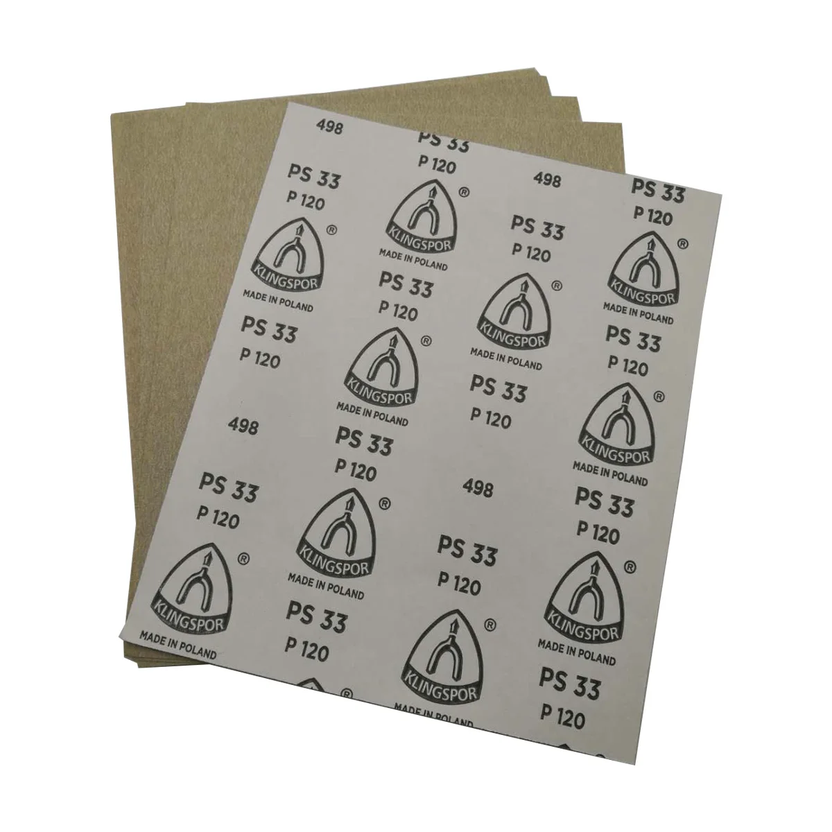Klingspor PS 33 B, 9" X 11", Abrasive Paper For Paint, Varnish, Filling Compound, & Wood | Sand Paper | Sanding Sheet (320 Grit