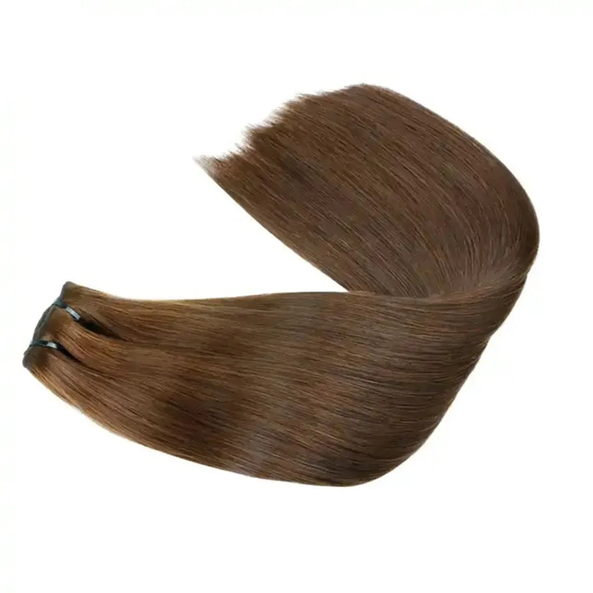Glattes Echthaar Clip In Extensions Naturschwarz Für Damen_voghion.com