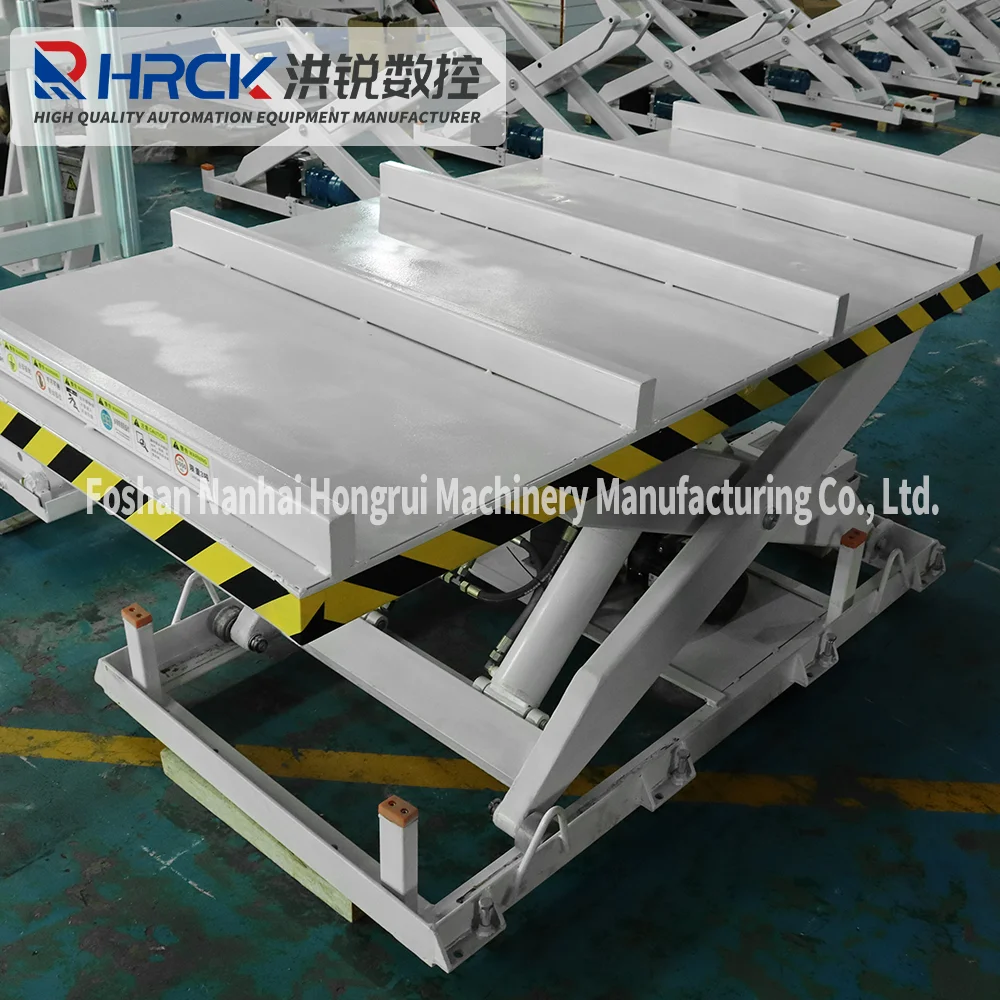 Other Woodworking Machinery 3000kg Hydraulic Scissor Lifter Table / Lifting Table For Furniture & Door Production Line