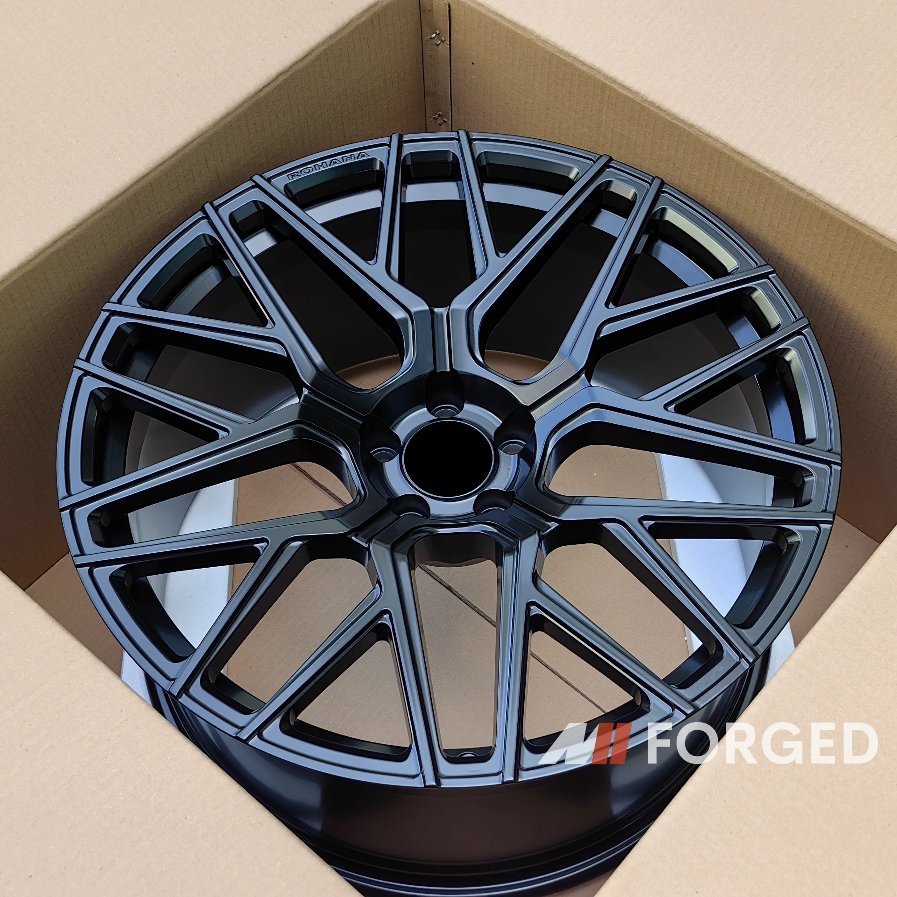 Maining Forged RFX10 Wheels for Audi R8 Mustang Mercedes 18 19 20 Inch Custom Black Bronze Brushed Titanium Rims
