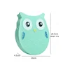 Green owl dinner plate