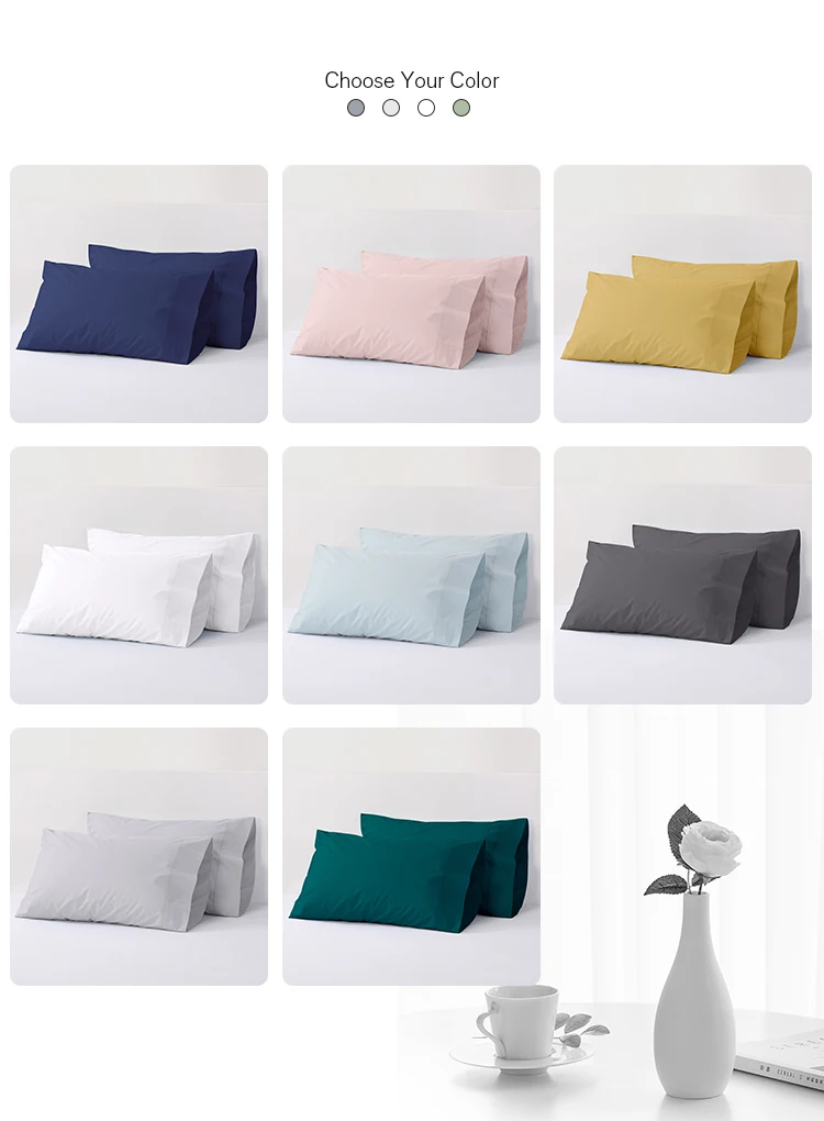 Wholesale 100 Sateen Cotton Hotel Home Hospital Bulk King Size Pillow Case Buy Pillow Case