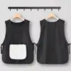 Toalla de mano amarilla, estilo chaleco pequeño de tela Oxford.