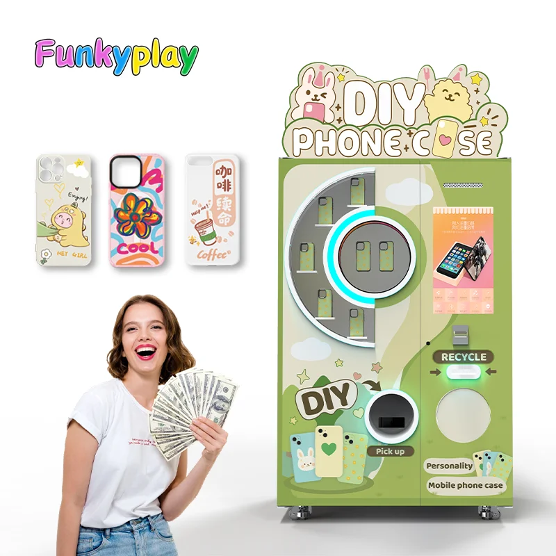 Funkyplay Universitetsområde DIY-telefonskall Automatisk Mobilutskrivningsautomat