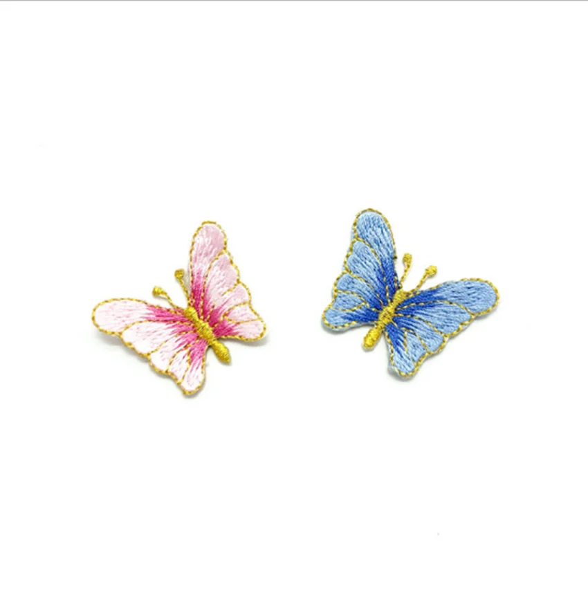 Butterflies Iron-on Patches 2-piece Butterfly Patch Set 