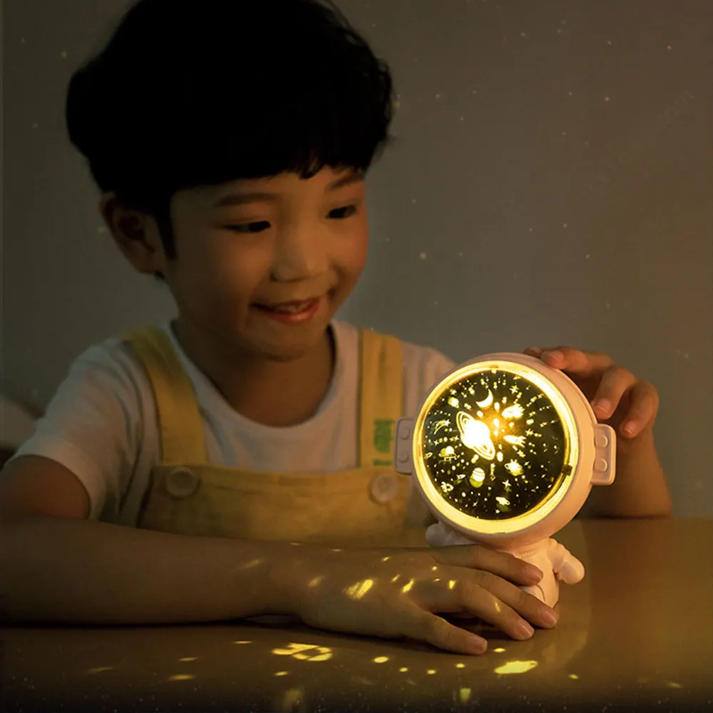 Mini Astronaut Led Rotating Star Moon Projection Lamp Star Night For Kids Room Decor Buy