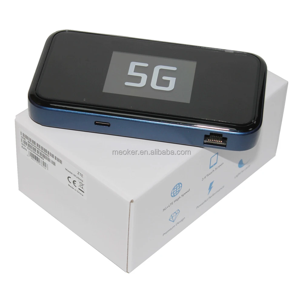 ZTE MU5002 5G Gigabit Router - Wi-Fi 6, AX1800, 32 Devices