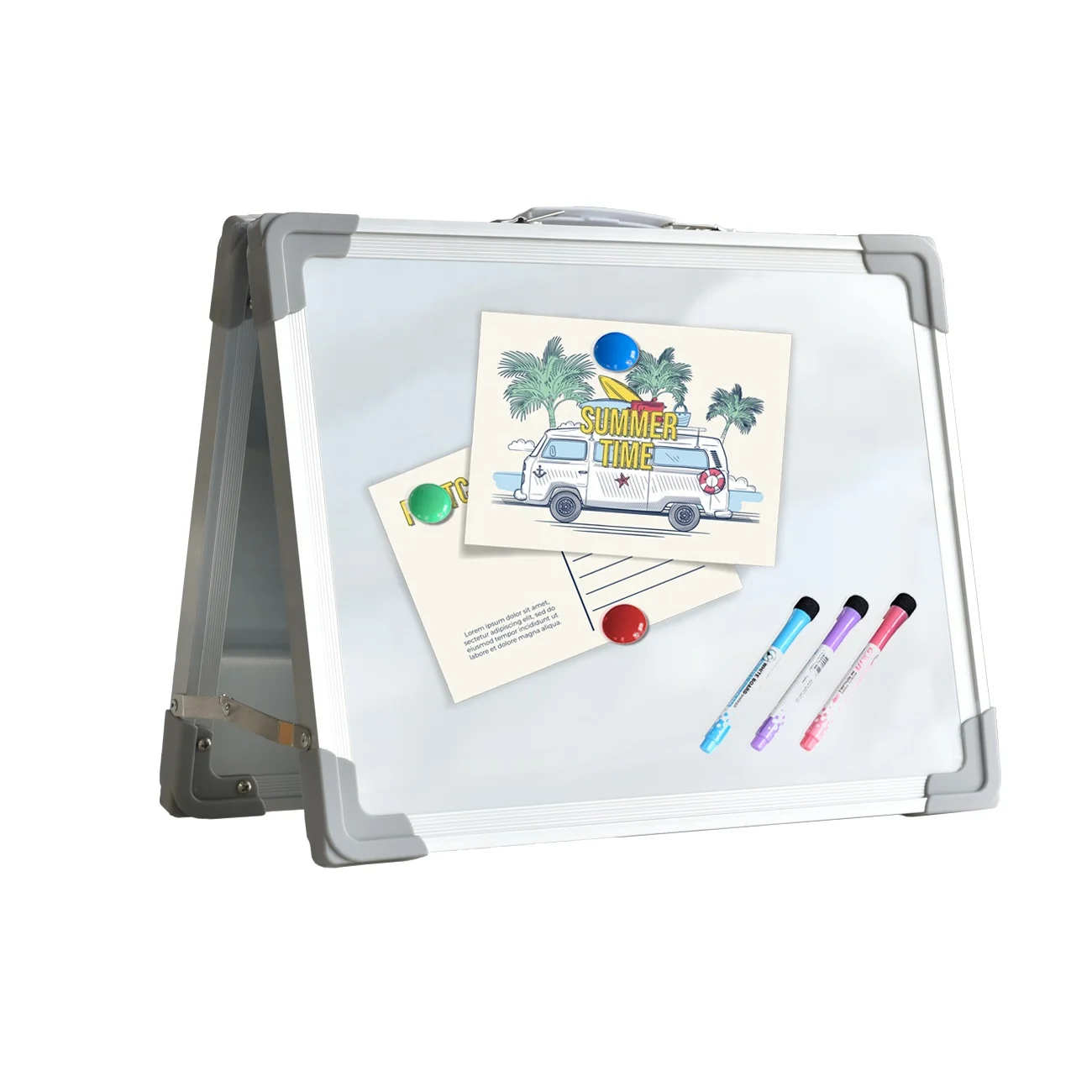 12  KleenSlate 2-Sided Customizable Whiteboard W/Clear Dry Erase Sleeve Interchangeable Templates Graphic Organizers Bonus 12 Microfiber Cloths Bookbi