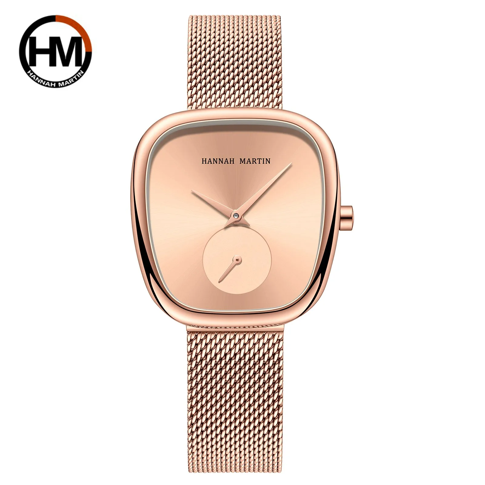 Women Rose Gold Watch Japan Quartz Stainless Steel Magnetic Mesh Band MASTOP Fashion Women Rose Gold Watch Japan Quartz Stainless  main image 3