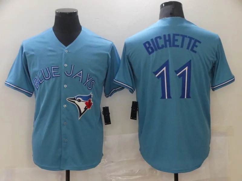 Blue Jays Number 11 Bo Bichette Baseball Jersey Fan Made S-5XL