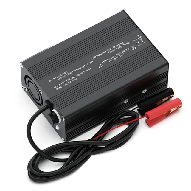 25.2V18Aリチウムイオンバッテリー充電器シルバーアルミニウム