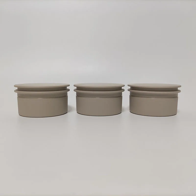 Deluxe Wholesale 60ml PP Plastic Round Skin Cream Jar Skin Care Body Scrub Cosmetic Container