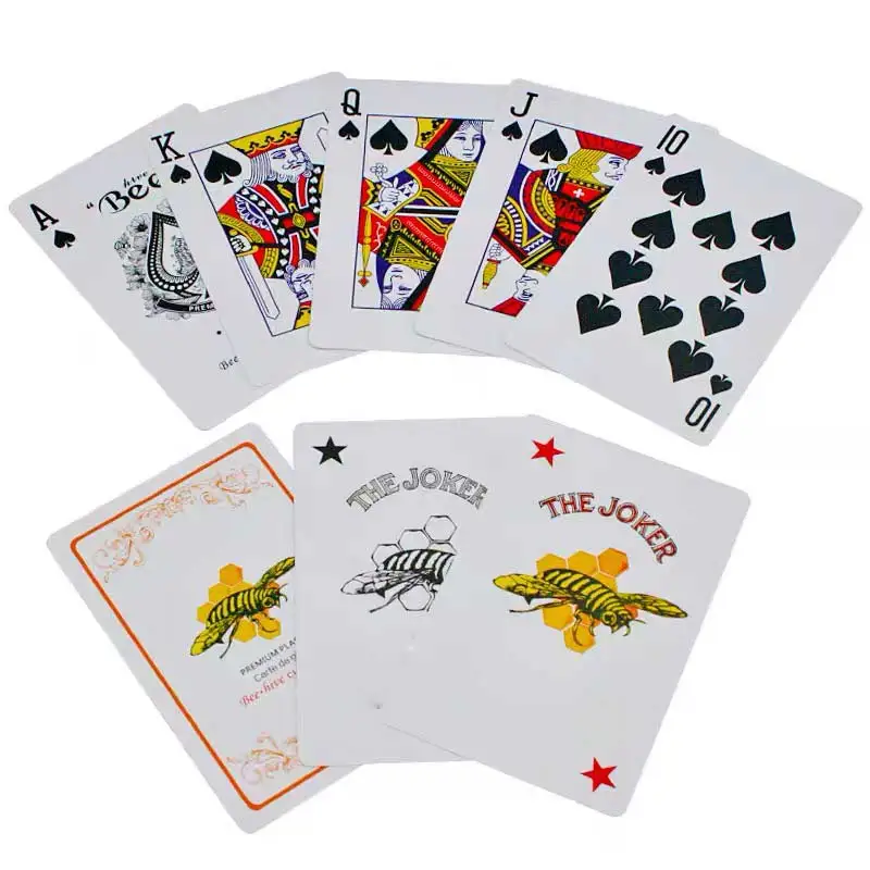 Customised Paper Poker Cards Print Playing Cards Poker Size Poker