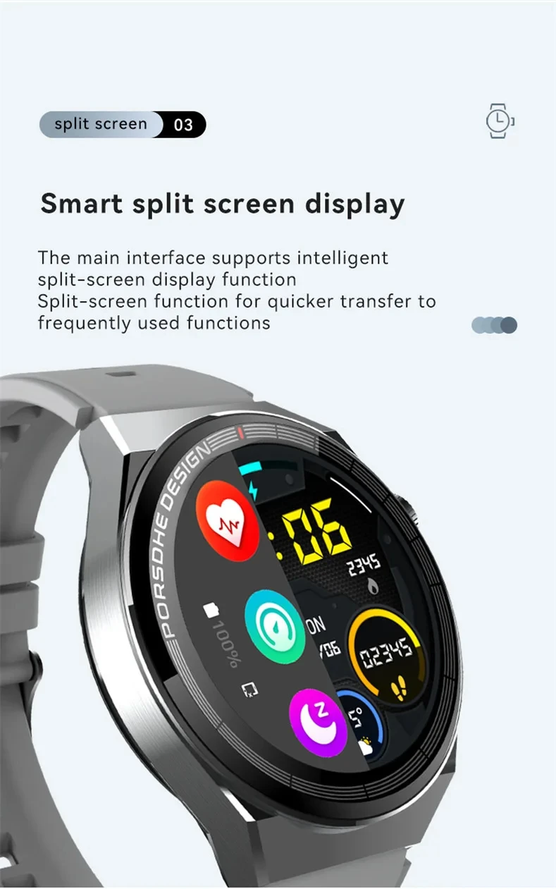 X5PRO Smart Watch - EKG Pro for Heart Health Monitoring