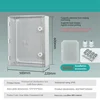 600X500X220MM Tapa transparente (cierre redondo)