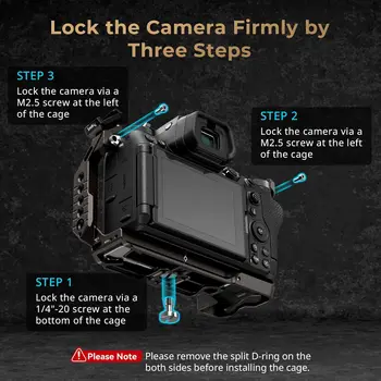 SmallRig Night Eagle Z6III Camera Cage for Nikon Z6 III, Aluminum Alloy Full Cage for Microphone and Light - 4521 detail image