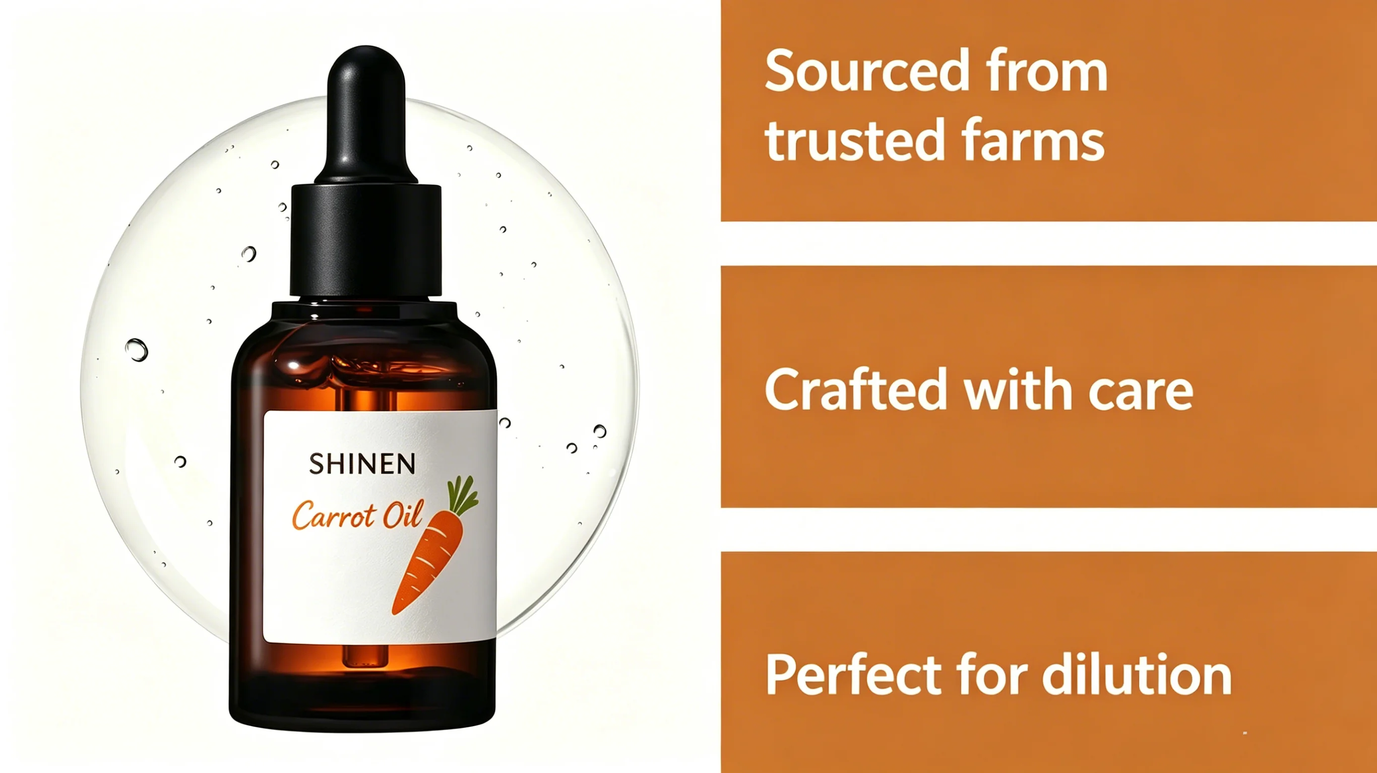 Natural Essential Oil Gross Hair Organic Treatment Products for Repair Damaged Hair Growth Oil Collagen Carrot Oil Serum