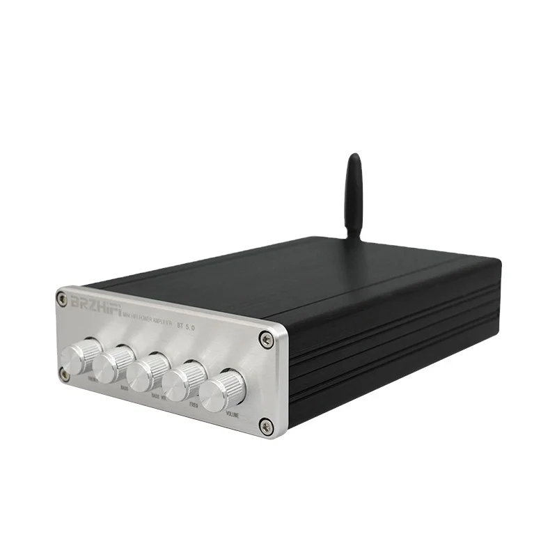 BRZHIFI DP1 2.1 molto venduto amplificatore HIFI mini classe D e BT 5.0 potenza di uscita massima 50W*2 amplificatore digitale