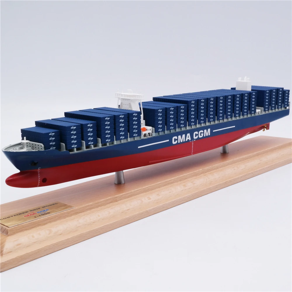 【A】35cm cma-cgm container ship model customized ship model O.A.S ship model