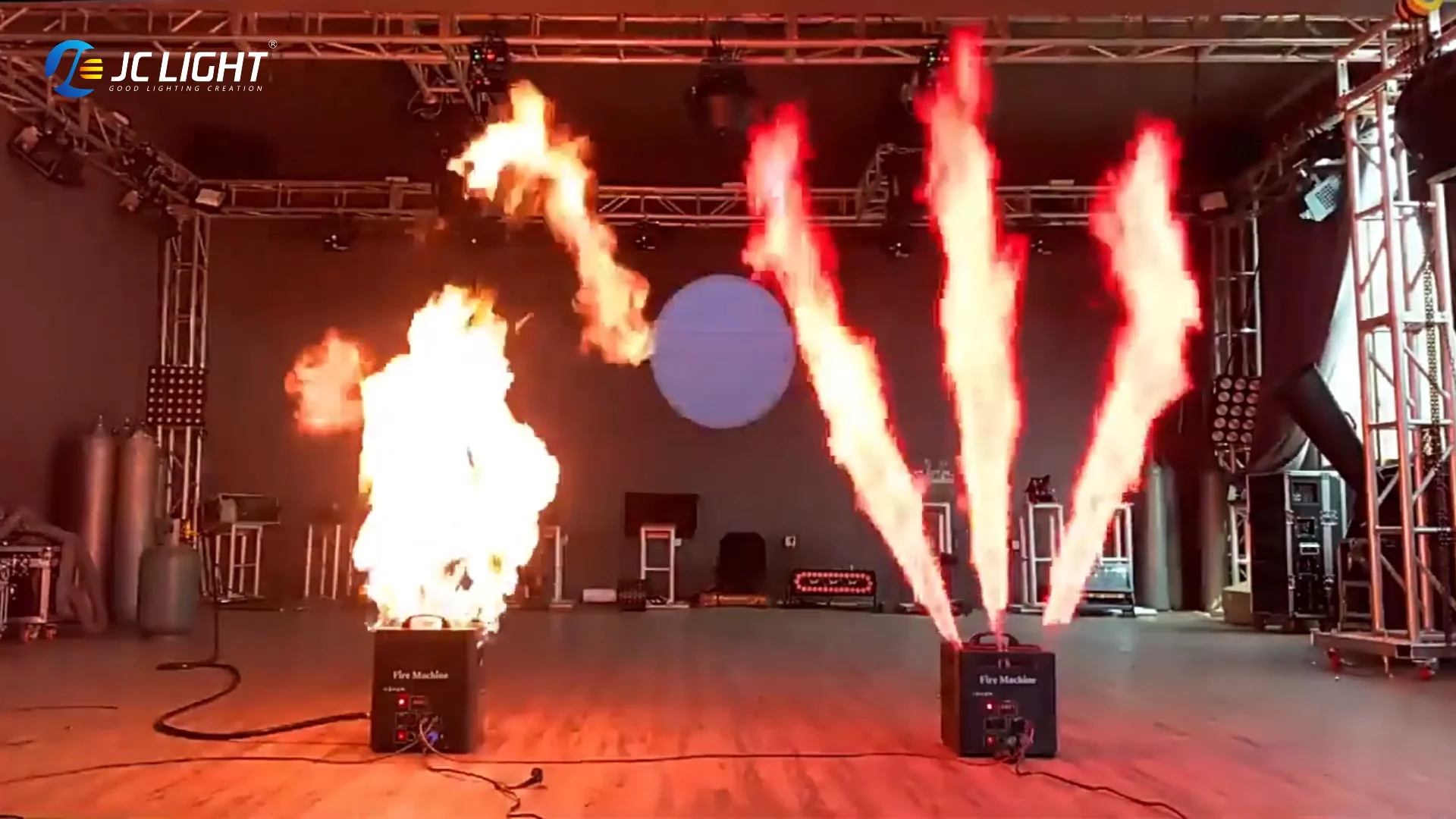 Hot Sale Three Heads Flamethrower Stage Effect 3 Head Fire Machine 300w