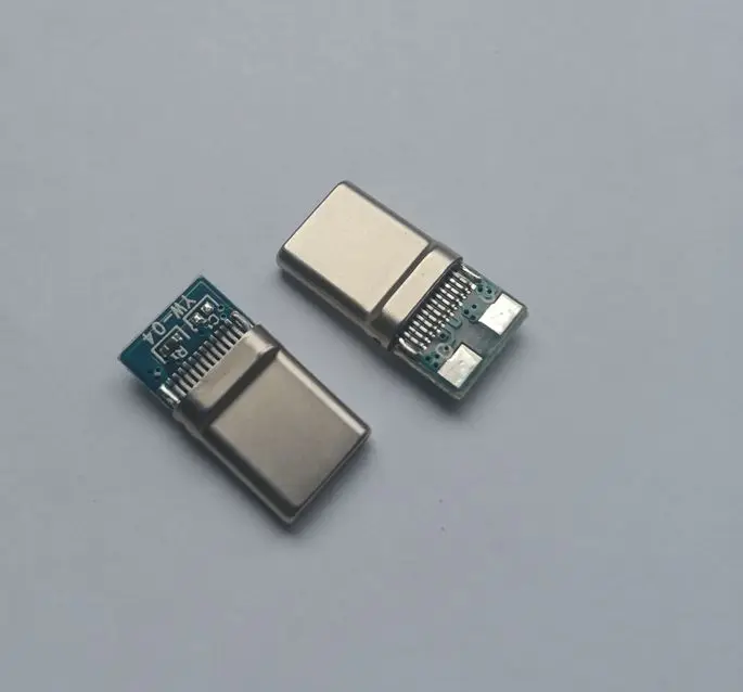 24pin Type-C USB 3,1 Штекерный разъем usb коннектор PCB