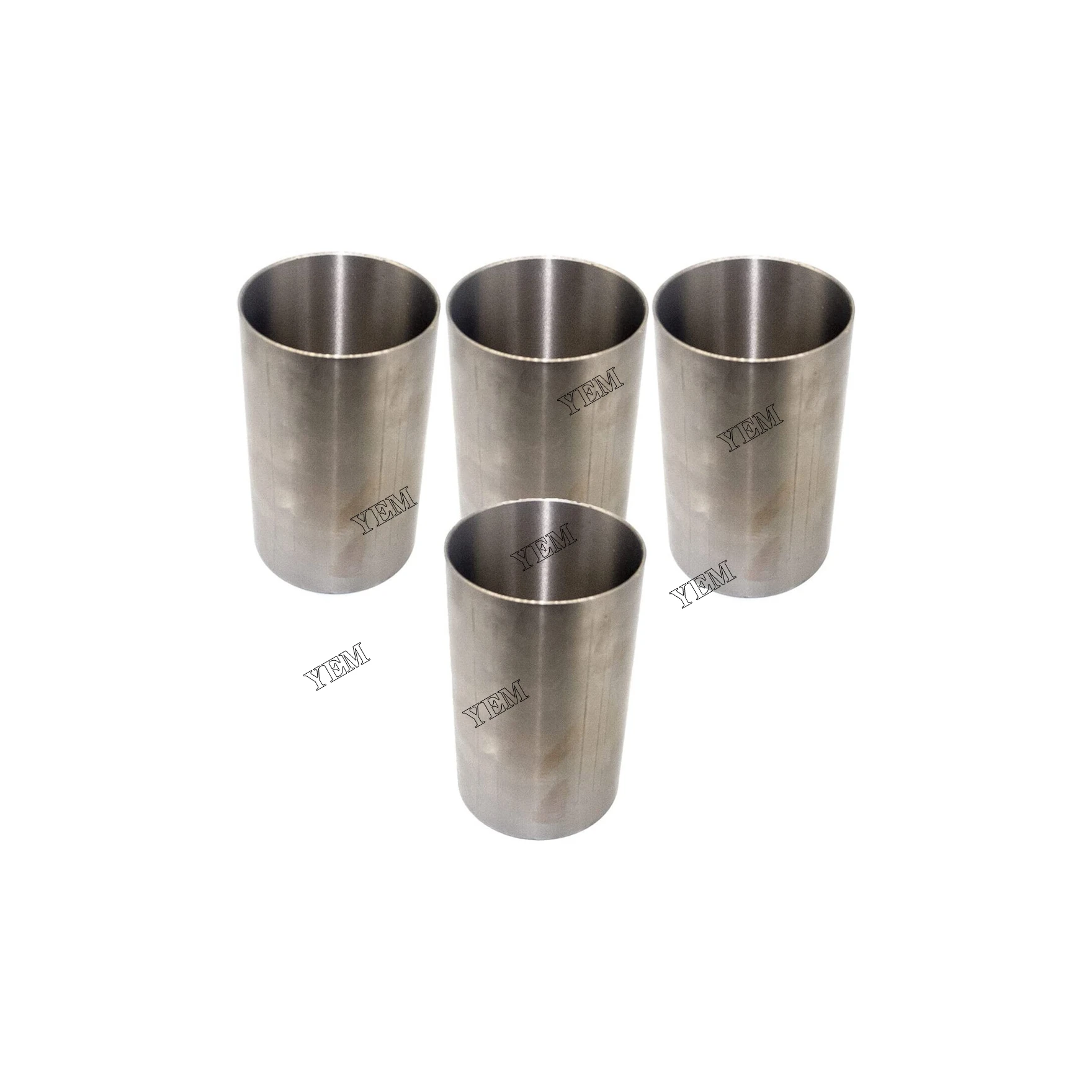 4 Pieces Cylinder Liner for Kubota V1200 B7200D B7200E B7200HST-D B7200HST-E High Performance Engine Parts