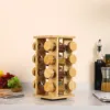 Couvercle en bois et bambou + support à assaisonnement