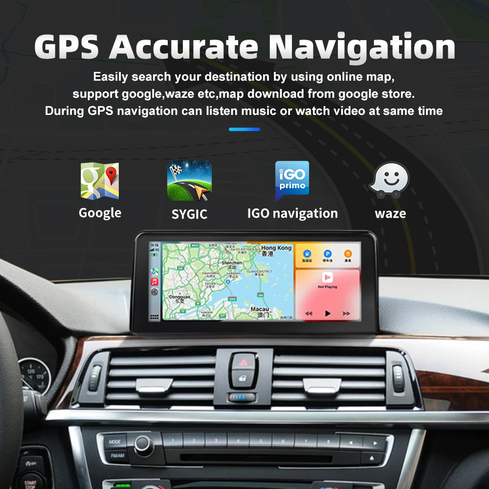 10.25 Inch Linux Carplay Screen Multimedia BT GPS Car Radio Player for BMW F30 F34 2012-2016